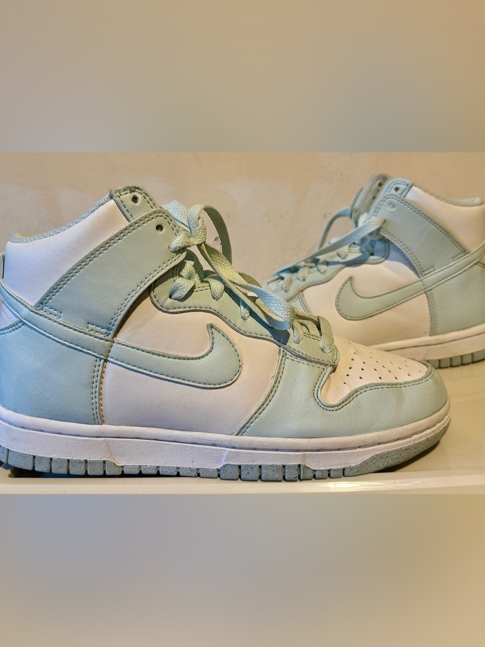 Nike Dunk High Next Nature Glacier Blue Sneaker Women’s Great Condition
